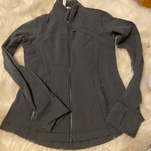 Lululemon zip up jacket in charcoal
